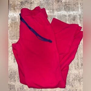 Figs Vibrant Pink Sleeveless Top